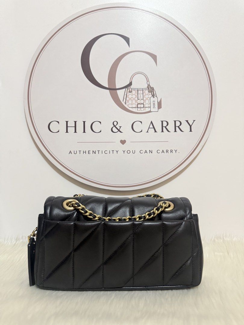 Coach Quilted Tabby 20 - Black (Category: Luxury Bags & Wallets) located in Quezon City. Submitted by chicandcarry.ph (Listing ID 1465025130, Image 2). Description: ✨Brandnew 💯 Original Coach Bag 🤎Inclusion: Tag, cc & dustbag 📩PM for more details 📦Shipping via J&T / LBC / Flash Express 🚚Shipping fee shouldered by buyer 💳Payment first via GoTyme / Bank Transfer ✅Can send additional photos and proof of authenticity upon request.