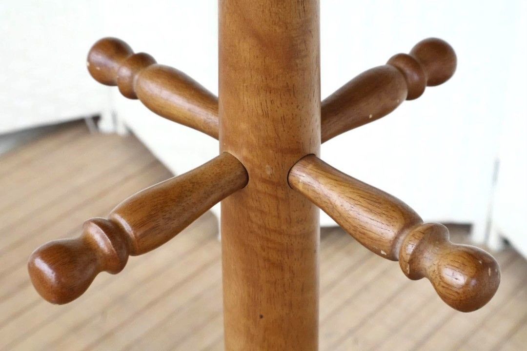 Coat Rack (Category: Shelves, Cabinets & Racks) located in Meycauayan. Submitted by marygracecasimiro (Listing ID 1465030191, Image 2). Description: JAPAN SURPLUS FURNITURE WOODEN COAT RACK WITH 10HOOKS Size 19L x 72H in inches (AS-IS ITEM) *Minimal Scratch Only IN GOOD CONDITION🩷 Price:5,000.