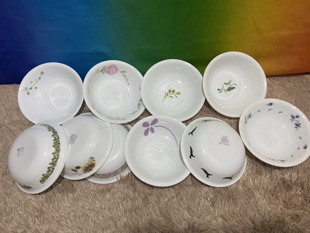 corelle berry bowl(assorted design) (Category: Dinnerware & Cutlery) located in Pasig City. Submitted by jie_russ (Listing ID 1465047687, Image 1). Description: corelle berry bowl USED Made in USA 10 pcs for ₱1,250.