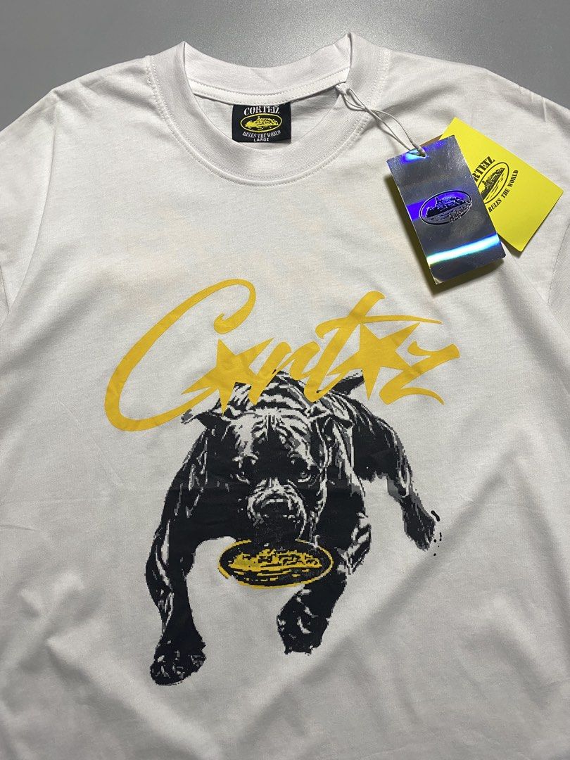 Corteiz Alcatraz Pitbull Tee (Category: Tshirts & Polo Shirts ) located in Pasay City. Submitted by thrift.wards (Listing ID 1465093954, Image 2). Description: Size Large Width: 21” Length: 28” .