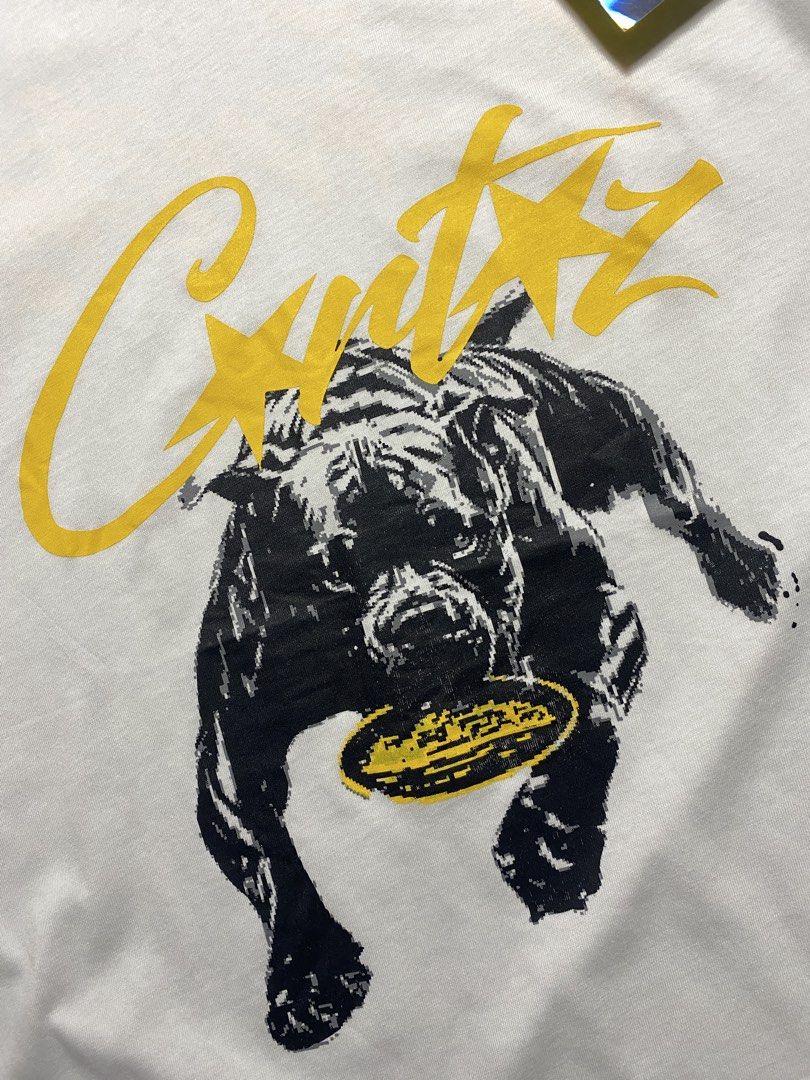 Corteiz Alcatraz Pitbull Tee (Category: Tshirts & Polo Shirts ) located in Pasay City. Submitted by thrift.wards (Listing ID 1465093954, Image 3). Description: Size Large Width: 21” Length: 28” .