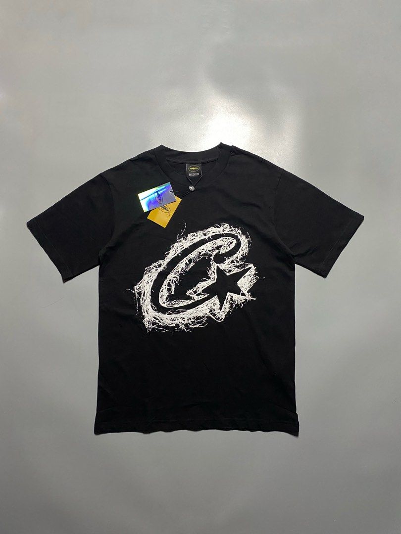 Corteiz C Star String Tee (Category: Tshirts & Polo Shirts ) located in Pasay City. Submitted by thrift.wards (Listing ID 1465093601, Image 1). Description: Size Medium Width: 20” Length: 28”.