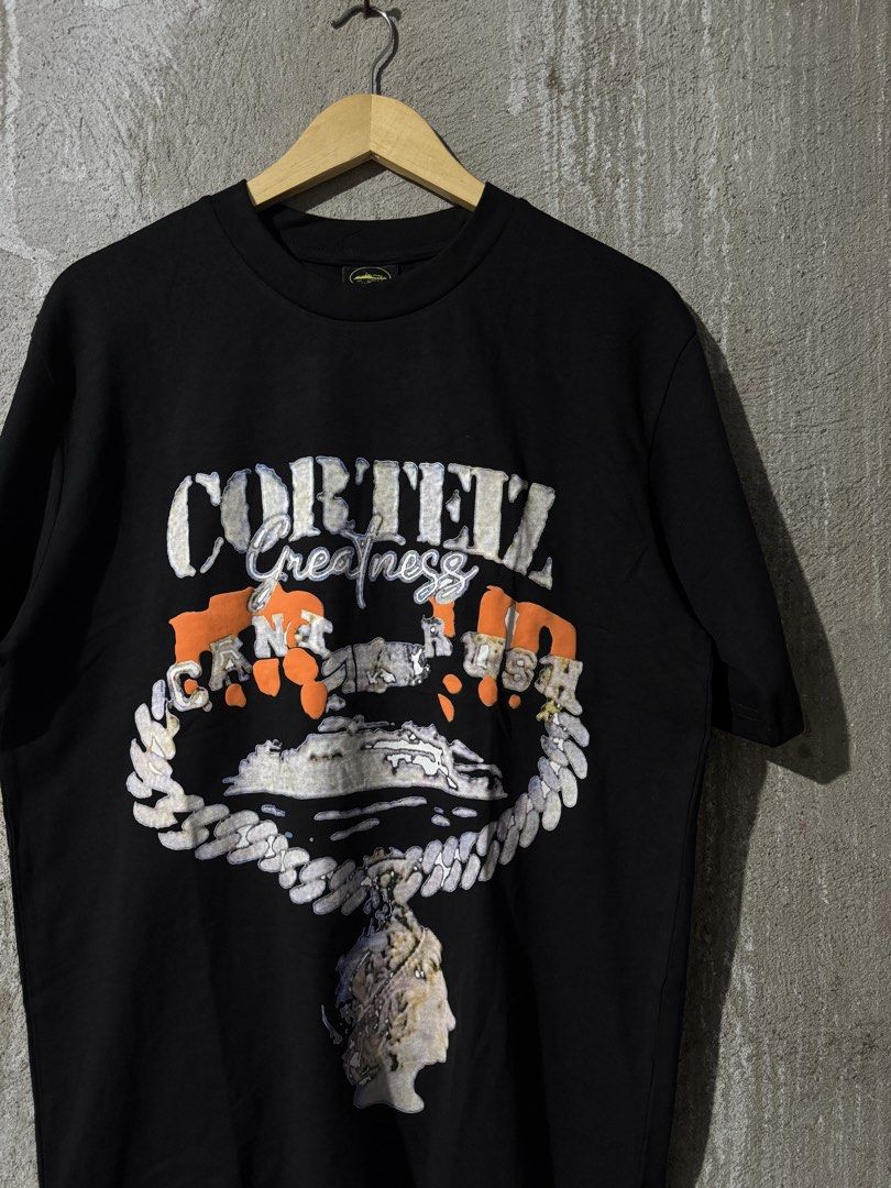 Corteiz Can't Rush Greatness (Category: Tshirts & Polo Shirts ) located in Pasay City. Submitted by niel304 (Listing ID 1465074694, Image 2). Description: Condition: Brandnew Dimensions: 21x28 Size on tag: Large Issues: none.