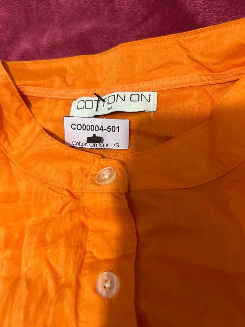 Cotton On Orange Long sleeve polo (Category: Longsleeves) located in Manila. Submitted by coolstuffs__ (Listing ID 1465160364, Image 3). Description: .