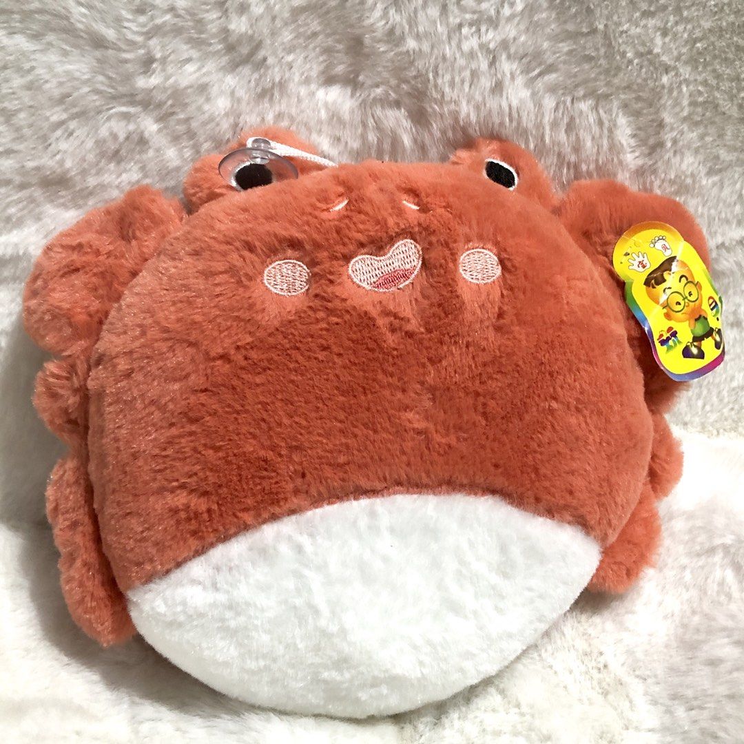 Crab Plush Toy (Category: Everything Else Others) located in Quezon City. Submitted by kitsune.treasures (Listing ID 1465032128, Image 2). Description: *First to pay policy! *1 day reservation only. Failure to pay on time, auto cancel. 📍Quezon City * MOD: J&T | Lalamove * MOP: GCASH | BPI 📦ON HAND AND READY TO SHIP! CONDITION: WHAT YOU SEE IS WHAT YOU GET. Dimensions: Kindly check the photos for the actual measurements. Please check all the pho