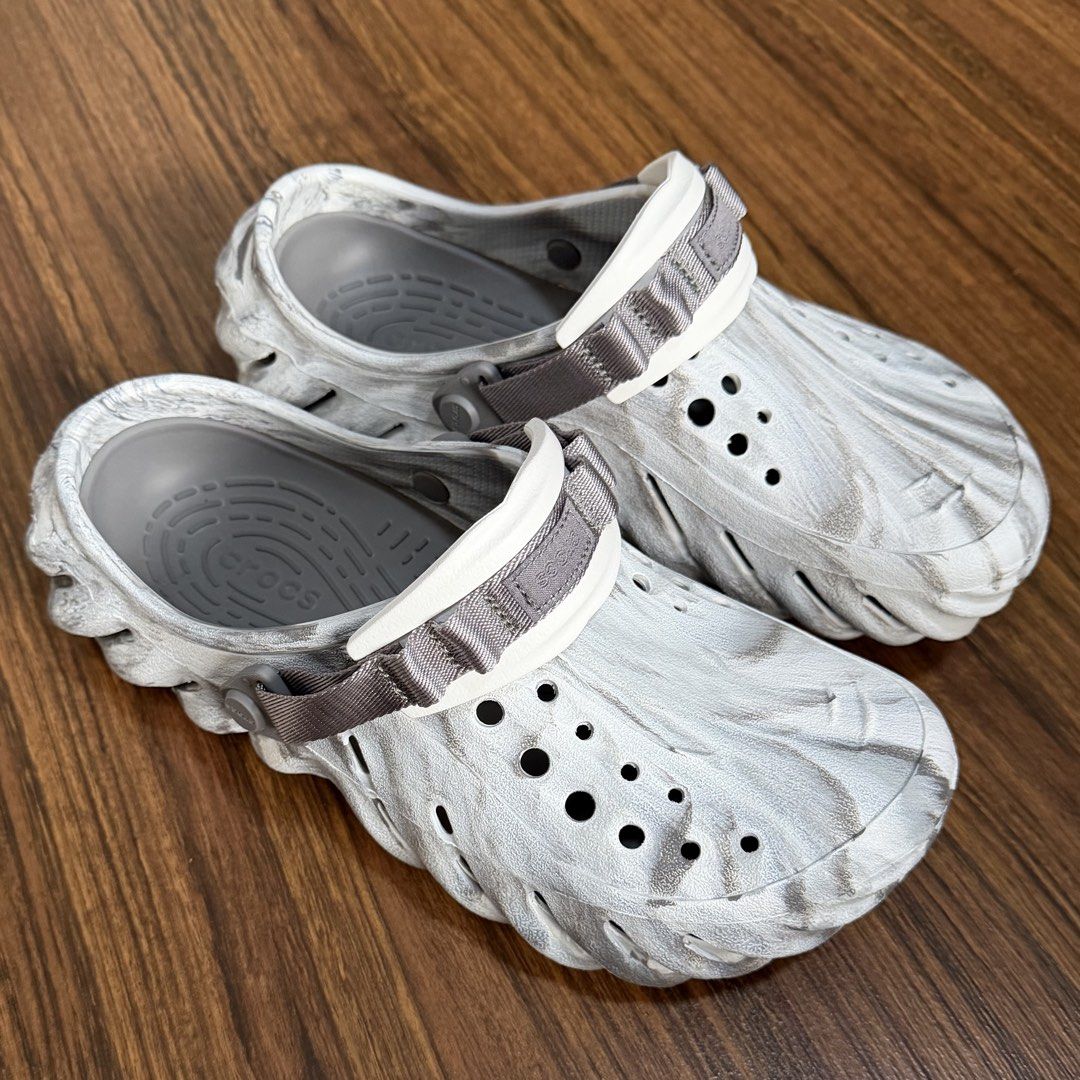 Crocs Echo Marbled Clog (Category: Slippers & Slides) located in Quezon City. Submitted by benjoaquino (Listing ID 1464983256, Image 2). Description: Model: Crocs Echo Marbled Clog Colorway: Moonlight Multi Size: M9 / W11 Condition: 10/10 (fitted only in-store) RFS: Prefer the Atmosphere colorway Brand new price is P4,995. Guaranteed original or 3x your money back. Slightly negotiable. .