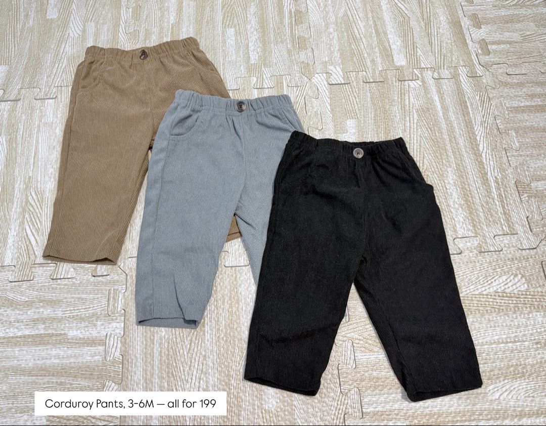 Curdoroy Pants | 3-6M (Category: Babies & Kids Fashion) located in Las Pinas. Submitted by mitch_24 (Listing ID 1465099074, Image 1). Description: .