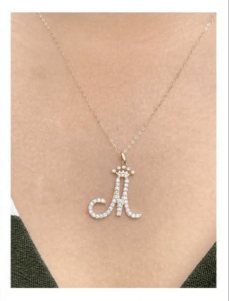 Cursive M diamond pendant (Category: Necklaces) located in Malolos. Submitted by keenhorse_ef38ab (Listing ID 1465089392, Image 1). Description: .50carat diamond 18karat gold *Chain not included COD/COP VIA LBC NO MEETUP 1,000 DOWNPAYMENT REQUIRED.