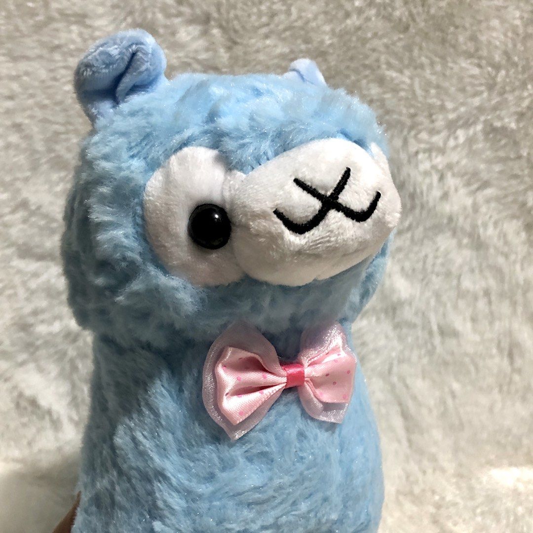 Cute Alpacasso Plush (Category: Everything Else Others) located in Quezon City. Submitted by kitsune.treasures (Listing ID 1465032347, Image 2). Description: *First to pay policy! *1 day reservation only. Failure to pay on time, auto cancel. 📍Quezon City * MOD: J&T | Lalamove * MOP: GCASH | BPI 📦ON HAND AND READY TO SHIP! CONDITION: WHAT YOU SEE IS WHAT YOU GET. Dimensions: Kindly check the photos for the actual measurements. Please check all t