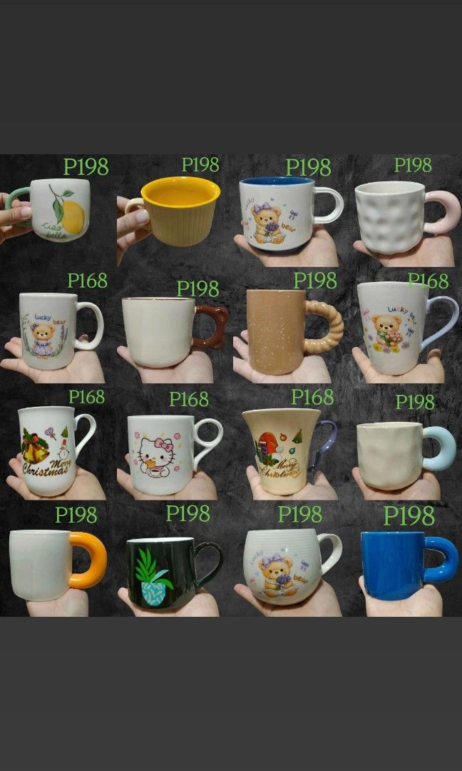 Cute Mugs (Category: Coffee & Tea Tableware) located in Bulacan. Submitted by hunterherojapanjdm (Listing ID 1464974595, Image 1). Description: .