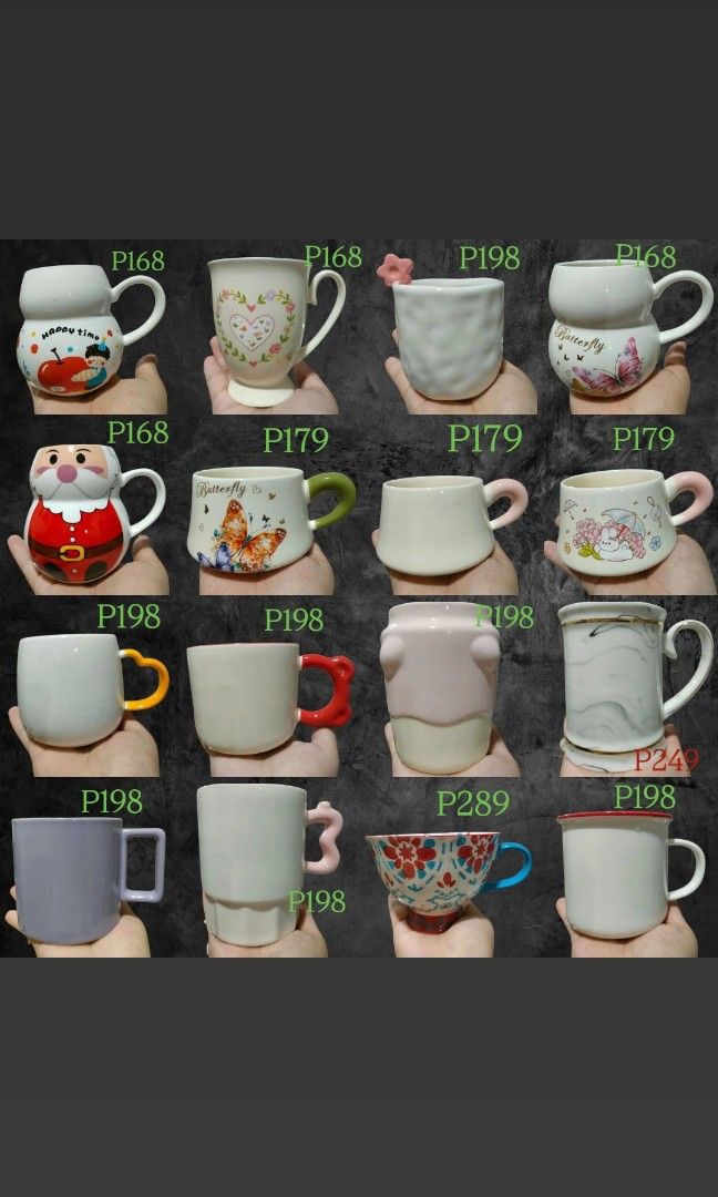 Cute Mugs (Category: Coffee & Tea Tableware) located in Bulacan. Submitted by hunterherojapanjdm (Listing ID 1464974734, Image 1). Description: .