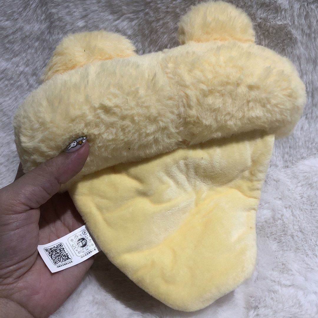 Cute Yellow Plush Toy (Category: Infant Playtime) located in Quezon City. Submitted by kitsune.treasures (Listing ID 1464978833, Image 3). Description: *First to pay policy! *1 day reservation only. Failure to pay on time, auto cancel. 📍Quezon City * MOD: J&T | Lalamove * MOP: GCASH | BPI 📦ON HAND AND READY TO SHIP! CONDITION: WHAT YOU SEE IS WHAT YOU GET. Dimensions: Kindly check the photos for the actual measurements. Please check all the pho