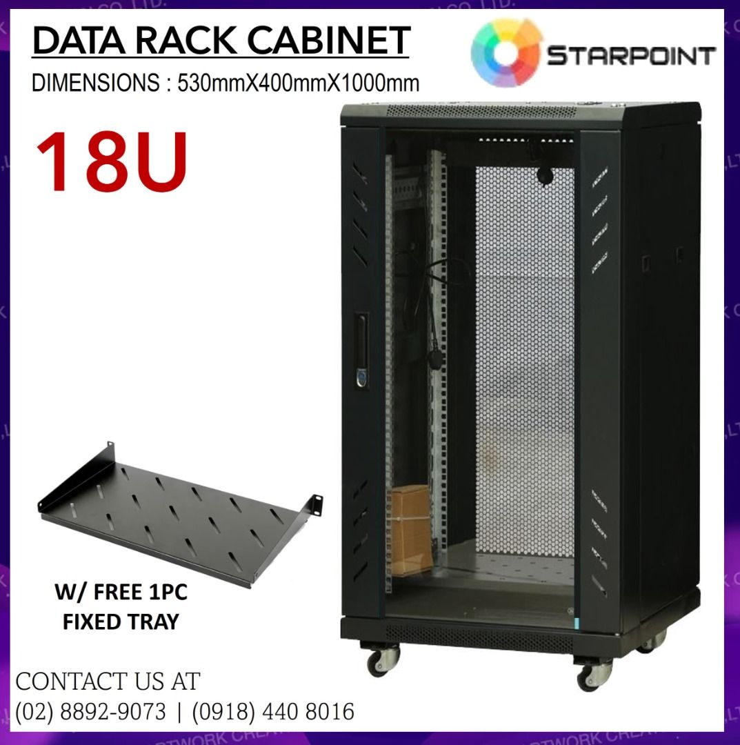 data rack cabinet, server rack cabinet, 18u data racck (Category: Office & Business Technology) located in Makati City. Submitted by johnstonecoolingmakati (Listing ID 1464988095, Image 3). Description: 🌏 We Can Deliver Nationwide 👉 AP Cargo, LBC & Lalamove (🛳️ Sea /✈️ Air Freight) ✅ 💯 Guaranteed Seller ✅ High Quality Products ✅ 💯 Legit Distributor ✅ Complete Documents 📩 Message us now for price, specifications, and availability..