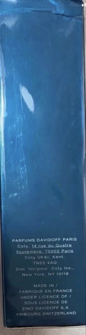Davidoff Cool Water (Category: Fragrance & Deodorants) located in Manila. Submitted by bwshoppe (Listing ID 1465015292, Image 3). Description: Davidoff Cool Water Eau de Toilette for Men 125 ml Purchased in the US. SRP php7350 Selling almost half its original price. Grab it now!.