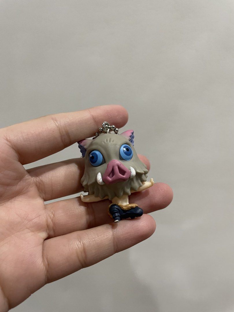 Demon Slayer Inosuke Hashibira Keychain Charm (Category: Character Goods) located in Lubao. Submitted by avc.18 (Listing ID 1465095753, Image 2). Description: Can give discount if 2 or more items purchased Can do scheduled meet ups around Pampanga, Bataan, Olongapo, and Sampaloc Manila .