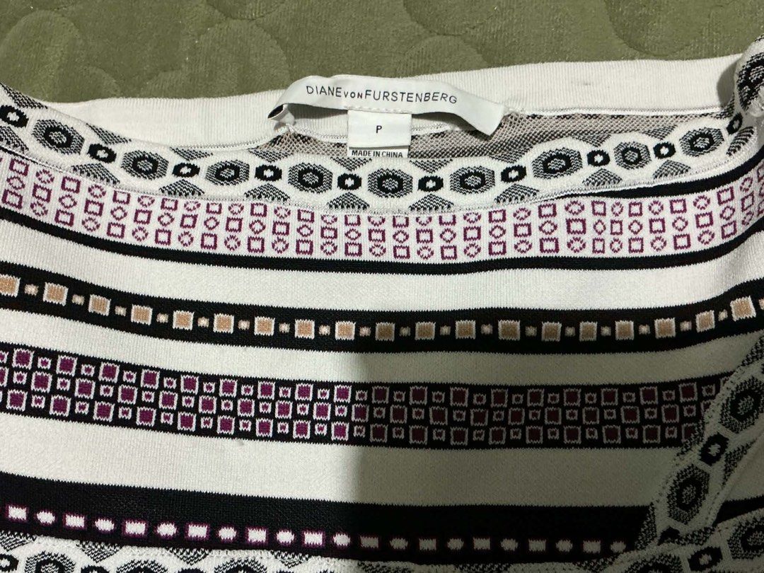 Dianne von furstenberg pull on knitted skirt (Category: Activewear) located in Angeles City. Submitted by ritenianstuff (Listing ID 1465007889, Image 2). Description: Very nice striped pull on skirt Authentic Add sf 55 Gcash payment Lp npo.