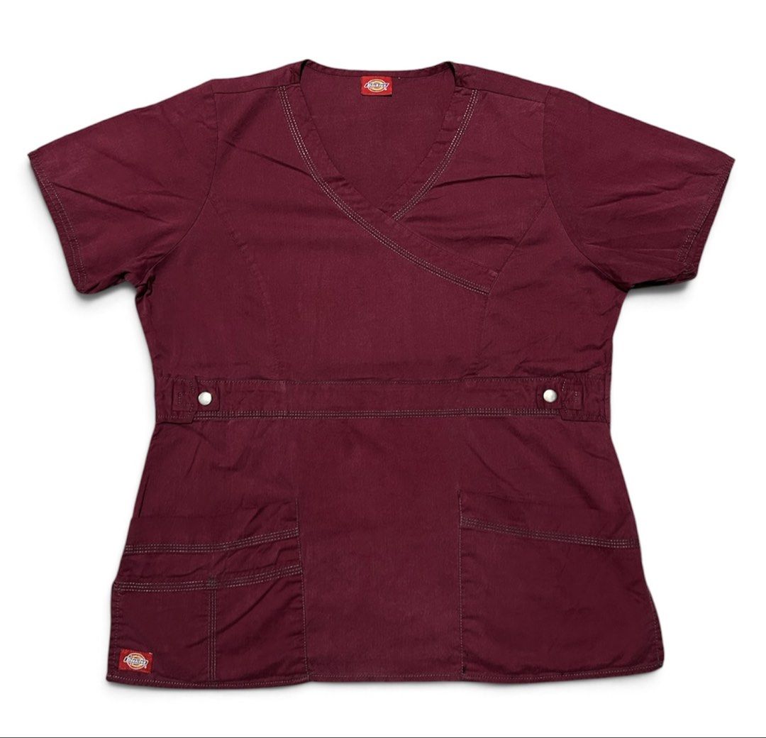Dickies Scrub Top (Category: Others Tops) located in Quezon City. Submitted by _thriftland (Listing ID 1465087440, Image 1). Description: Size Medium-Large (Womens) Width 19 Length 25.5 Excellent Condition No Issue.