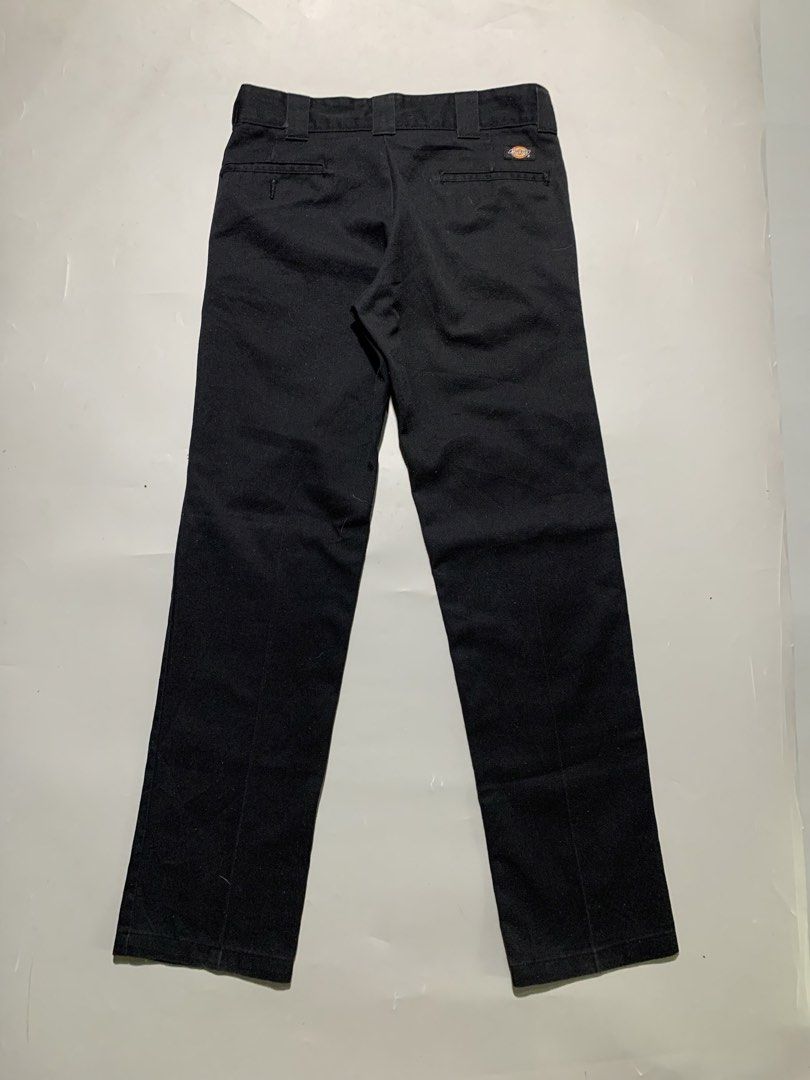 DICKIES SLIM STRAIGHT BLACK PANTS (Category: Chinos) located in Taguig. Submitted by thehookv1 (Listing ID 1464979310, Image 2). Description: DICKIES SLIM STRAIGHT BLACK SIZE 30x34 VGOOD CONDITION Lints issue buy nalang kayo lints remover authentic Taguig Dm me .