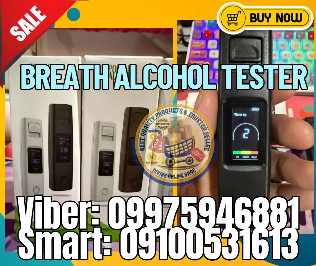 Digital Breath Alcohol Tester Available Today (Category: Home Improvement Tools & Accessories) located in Davao. Submitted by mightydragon_869e63 (Listing ID 1464986078, Image 1). Description: Specification: Size: L99mm*W27mm*H18mm Material: ABS Charging Input: DC 5V Battery Capacity: 300mAh Measuring range: 0-0.19%BAC 0-1.9g/l 🎀Digital Breath Alcohol Tester PHP 3,000 🌏 We Can Deliver Nationwide 👉 AP Cargo, LBC & Lalamove (🛳️ Sea /✈️ Air Frei