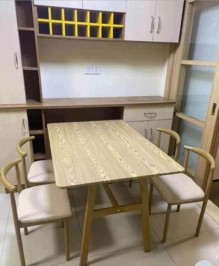 Dining Table with 4 Chairs (60*120) (Category: Tables & Sets) located in Manila. Submitted by tindahanniatelizcehl (Listing ID 1464071137, Image 1). Description: .