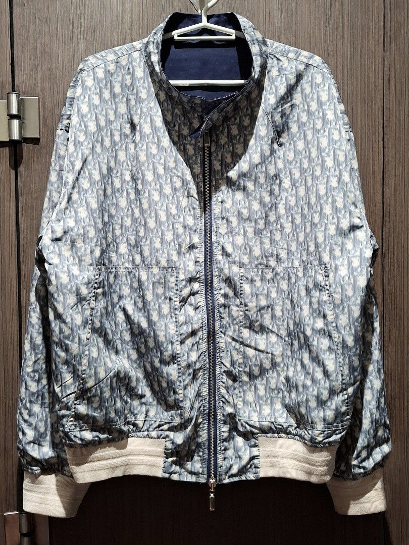 Dior 2020 Kim Jones Monogram Blurred Oblique Reversible Jacket (Category: Coats, Jackets and Outerwear) located in Pasig City. Submitted by coveted.mnl (Listing ID 1465044137, Image 2). Description: In Pristine Condition📌 Double Zip~ Dior Hardwares~ Retailed for $1850 (P114,700) Best fit to: Large - Xl Width : 24 Length : 25 (MEASURED BY INCHES) Color : 10 / 10 9.5/10 overall condition No issues or flaws in fabric • P9,999 Slightly negotiable • 