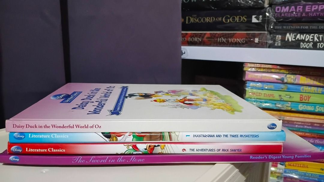 DISNEY LITERATURE CLASSICS BOOK BUNDLE (4 BOOKS) (Category: Children's Books) located in Cagayan de Oro. Submitted by crome2024 (Listing ID 1465121820, Image 1). Description: .
