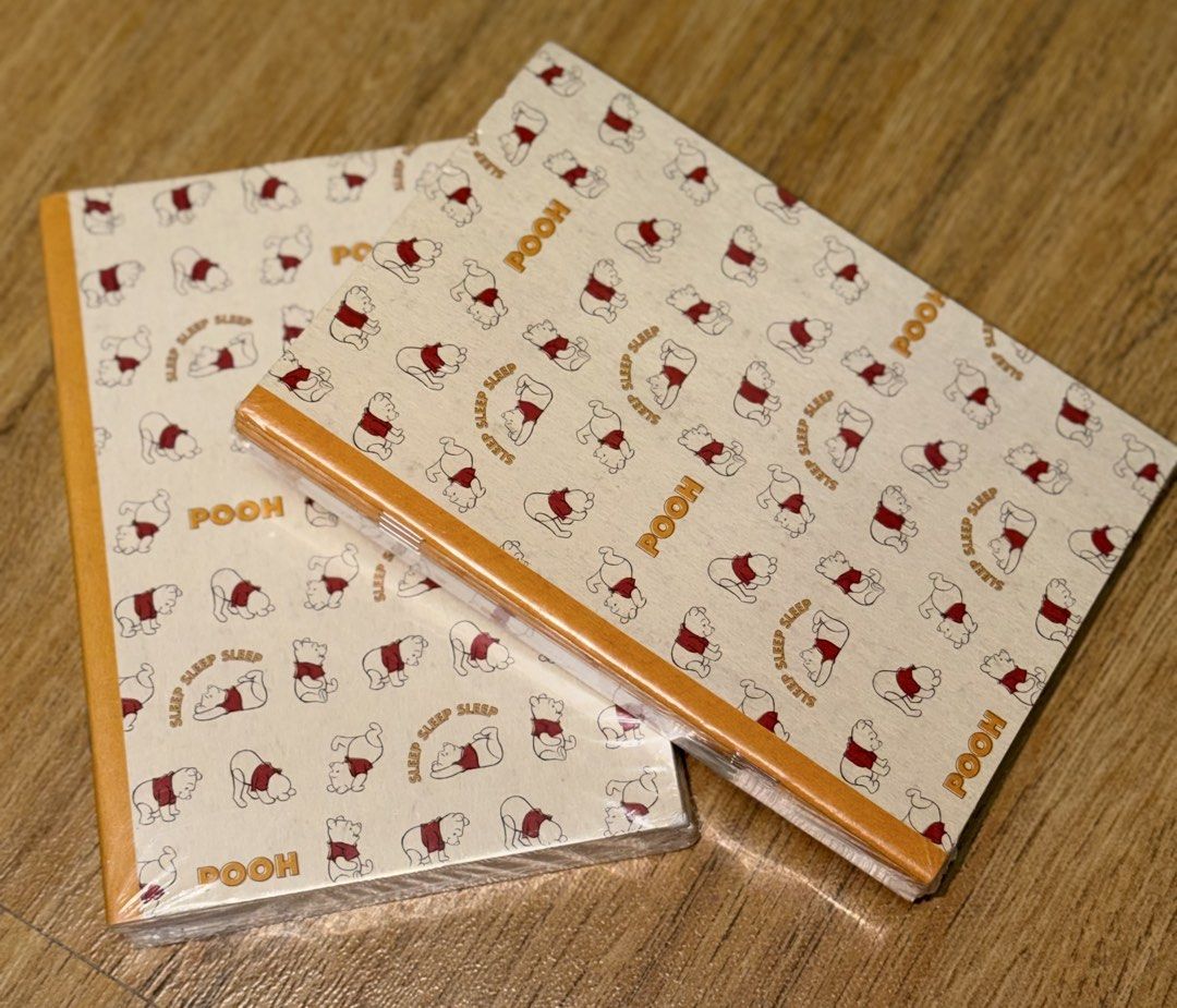 Disney Winnie the Pooh A5 notebooks (Category: Laptops & Notebooks) located in Bacolod City. Submitted by quickocean-c957 (Listing ID 1465093781, Image 1). Description: .
