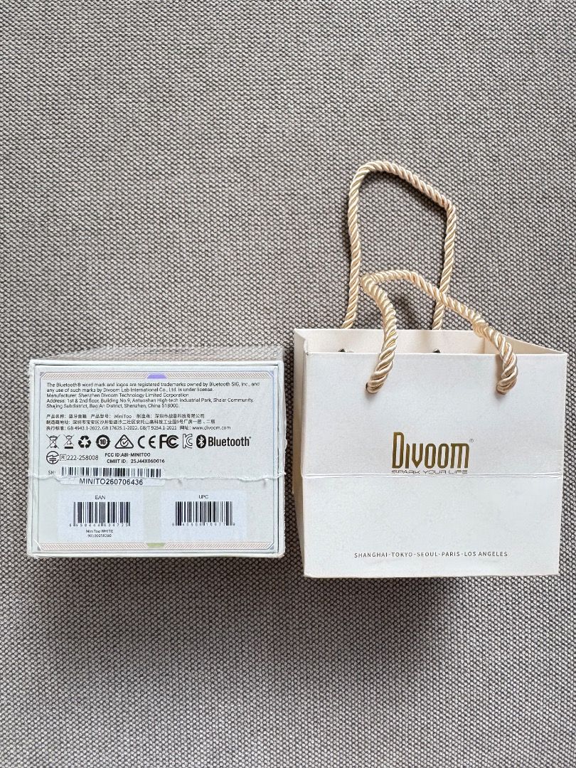 Divoom MiniToo Wireless Speaker | Brand New In Box (Unopened/Sealed) (Category: Soundbars, Speakers & Amplifiers) located in Marikina City. Submitted by swifttree.36ddf8 (Listing ID 1465029295, Image 3). Description: 100% Brand New In Box (BNIB) Letting go of a completely untouched, unopened Divoom MiniToo pixel art Bluetooth speaker. The original plastic seal/shrink-wrap is still perfectly intact (see photos). Excellent choice for a gift, desk s