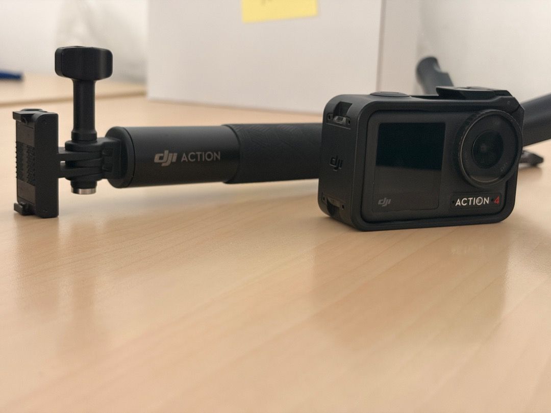 DJI Action 4 Adventure Combo (Category: Video Cameras) located in Manila. Submitted by quekrystel35491 (Listing ID 1464997704, Image 1). Description: - with box -complete accessories - 3 batteries - tripod - with additional stand .