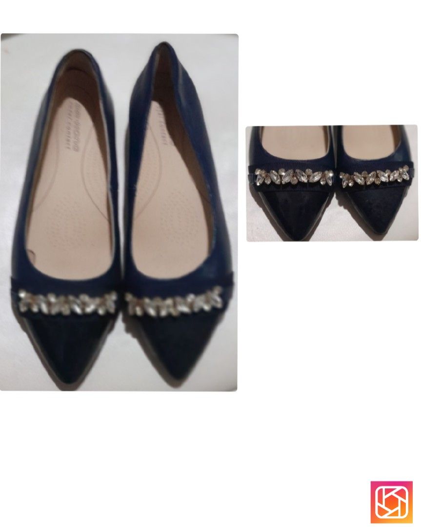 Dr. Kong Pointed Flats (Category: Flats & Sandals) located in Batangas. Submitted by norskieshoppe (Listing ID 1465096134, Image 1). Description: sz 6/ 23 cm. genuine leather.