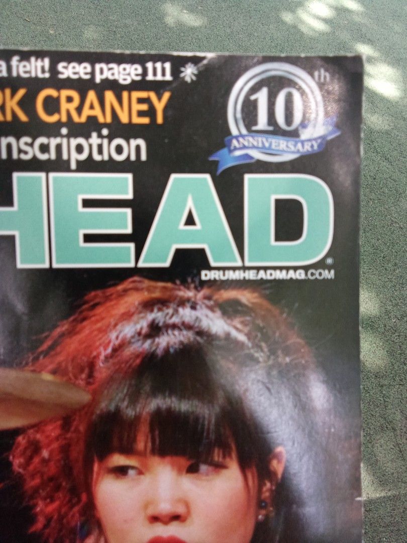 Drumhead Magazine August 2017 Senri Kawaguchi (Category: Magazines) located in Pasig City. Submitted by teebeedeee (Listing ID 1465145693, Image 2). Description: - Issue: Drumhead Magazine #62 (August 2017) - Cover Feature: Japanese drumming prodigy Senri Kawaguchi - Contents: Features on Vinnie Colaiuta, Mark Craney, and latest gear reviews - Condition: Interior pages and back cover intact - Perfect for: Drum enthusiasts and music collectors - L