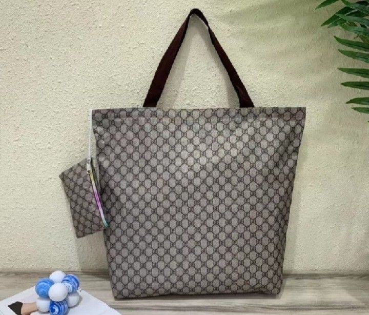 Eco bags with zipper (Category: Tote Bags) located in Manila. Submitted by edensy (Listing ID 1465079992, Image 3). Description: - Set of 3 versatile zippered pouches - Assorted trendy patterns: classic monogram, checkered brown, plaid, and floral leopard - Handy sizes ideal for organizing makeup, tech cords, or daily essentials inside a larger bag - Durable and smooth zippers on every pouch - Selling as a bundle/set only.