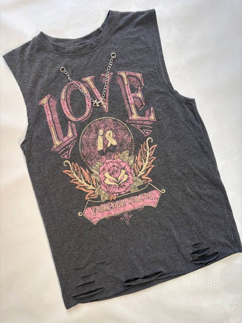 Y2K grunge tank top (Category: Tshirts & Polo Shirts ) located in Tacurong. Submitted by ukayutopia (Listing ID 1465061480, Image 2). Description: Dimes: W18×L26.5 ‎Condition: Excellent ‎Color rate: 8/10.