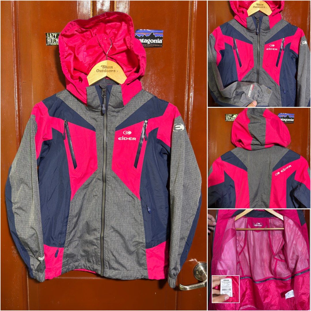 Eider defender limited rain jacket (Category: Coats, Jackets and Outerwear) located in Pagadian. Submitted by shan_outdoors (Listing ID 1465085014, Image 1). Description: Eider defender limited rain jacket As new, Excellent condition waterproof for heavy rains detachable hood 18.5 Width 22.5 Lenght small .