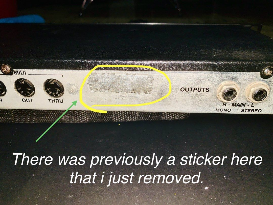 E-mu Systems Proteus FX Synthesizer Module (Category: Musical Instruments) located in Quezon City. Submitted by geeceet (Listing ID 1465034604, Image 3). Description: Vintage 1994 E-mu Proteus FX Rackmount Sound Module. I am only the 2nd OWNER of this module. It has been kept safely in a home studio environment and has been well-maintained. [CONDITION & PERFORMANCE] • Studio/Desktop Use Only — The reversed black LCD display is clear and readable.