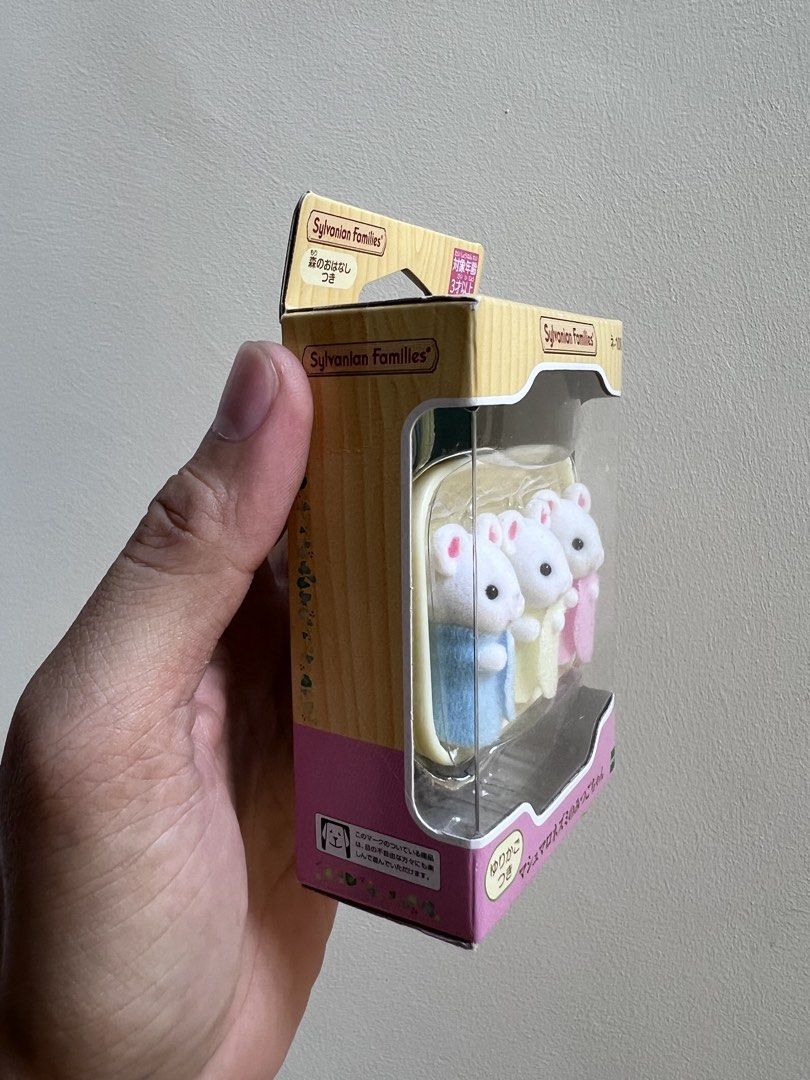 Epoch Sylvanian Families Marshmallow Mouse Triplets set (Category: Kids Toys) located in Zamboanga. Submitted by lcomprendio26013 (Listing ID 1465072106, Image 2). Description: PLEASE READ THE DESCRIPTION BEFORE YOU ORDER OR CHAT ME👍 AUTHENTIC Brand: Epoch Brandnew 📢pay today,ship out tomorrow 📢All picture posted are actual item that will you get 📢📢pg hnd aq makarply dto sa carousel paki messge aq sa peysbuk SEARCH LZ FIGURE AND STUFF📢 .
