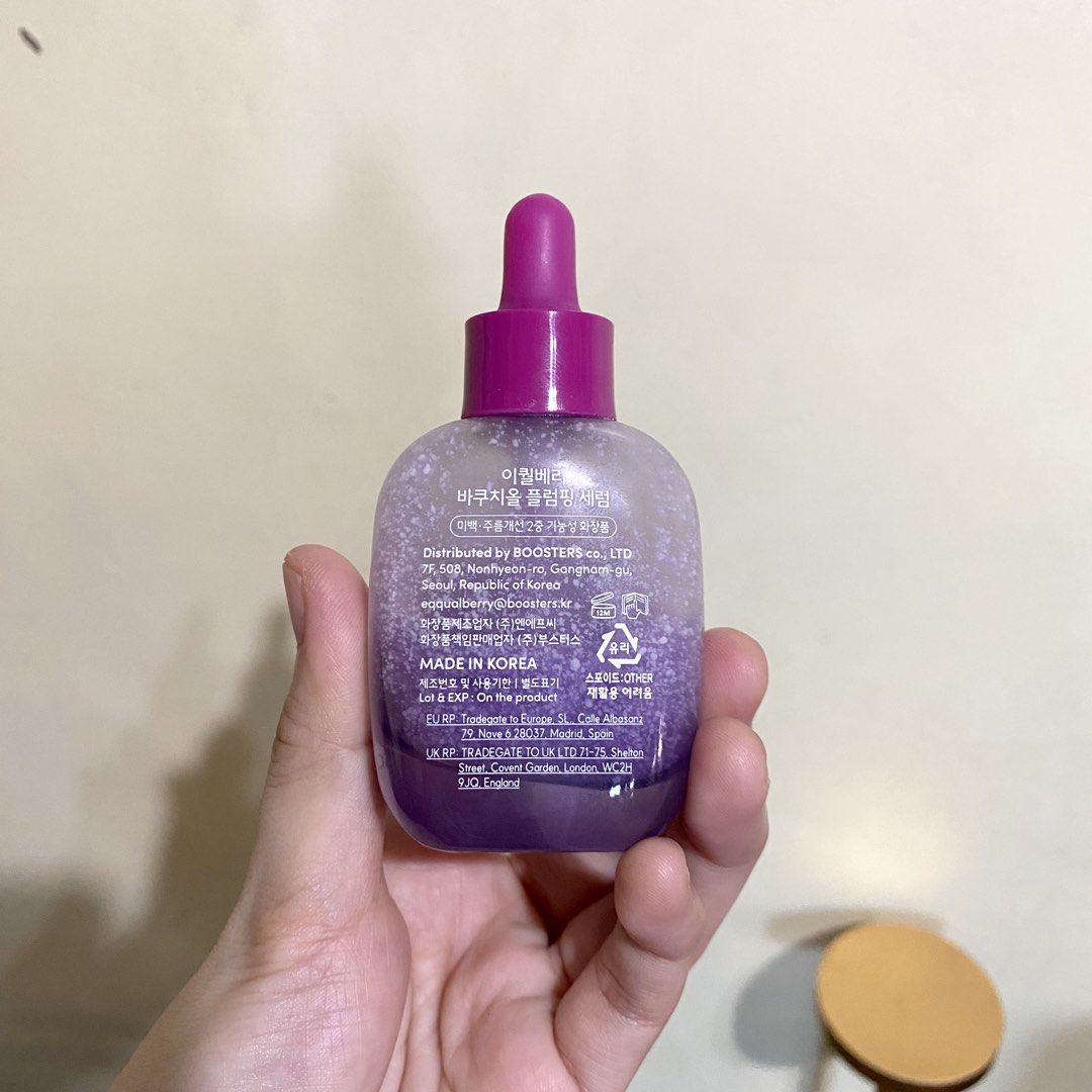 Eqqualberry Bakuchiol Plumping Serum 30ml (Category: Face Care) located in Bulacan. Submitted by loisycents (Listing ID 1465037745, Image 2). Description: .