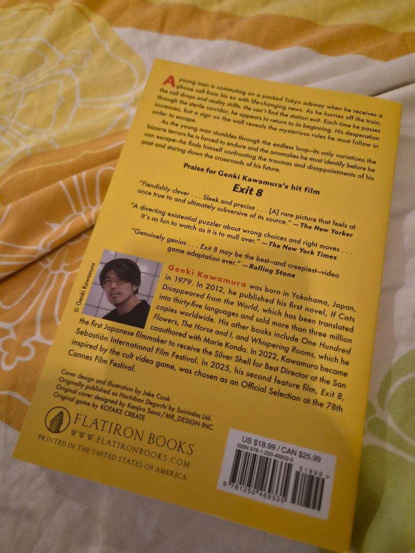 Exit 8 by Genki Kawamura (English, Paperback) (Category: Storybooks) located in Manila. Submitted by calcifie (Listing ID 1465111491, Image 2). Description: Brand new. Posted = Available. Prices are firm unless you get more than 1 item. MOP: GCash, BPI Transfer, Wise (+5% transaction fee c/o buyer) MOD: LBC, Gogo Express, J&T Same Day delivery at buyers expense.