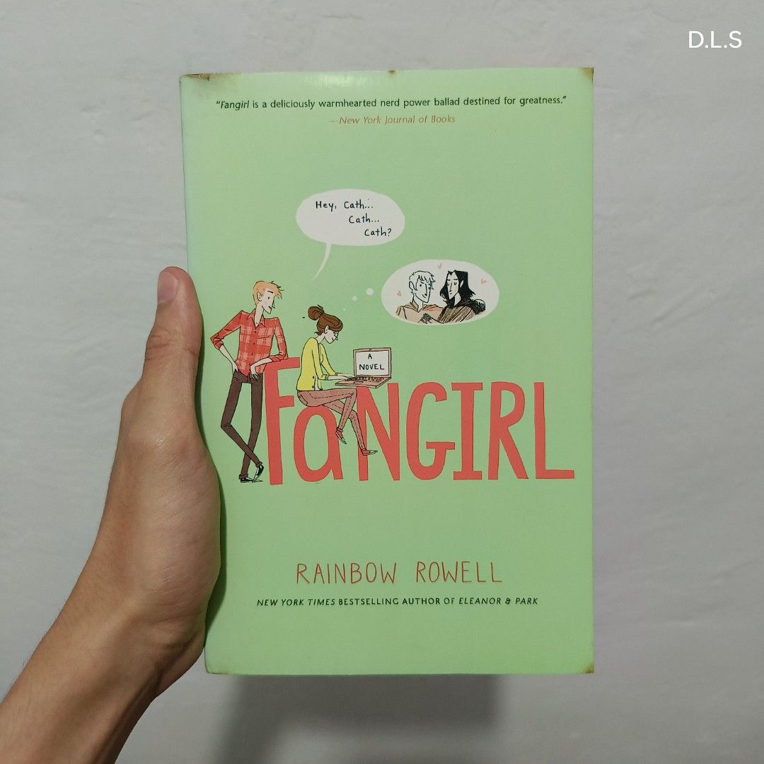 Fangirl — Rainbow Rowell (Category: Storybooks) located in Manila. Submitted by x_danilo (Listing ID 1465131735, Image 1). Description: PLEASE READ HERE: Title: Fangirl — Rainbow Rowell Condition: Good Condition. Authentic Copy. Pages: 438 Pages Price: ₱235 + SF READING PLATFORM RATING: • Goodreads — 3.93/5 ⭐ • Storygraph — 3.98/5 ⭐ GENRE: • Fiction / Contemporary / Romance / Young Adult / Issue/s: • Foxing spots on edges. • Visible tanning insid