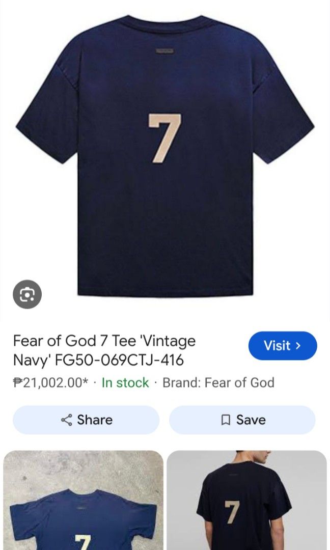 Fear of god mainline (Category: Tshirts & Polo Shirts ) located in Caloocan City. Submitted by niels_archives (Listing ID 1465072246, Image 3). Description: Dimes: 28 length 20 width Unli Vc with item ship via j&t.