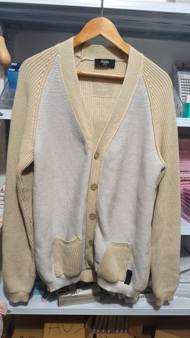 Fendi Cardigan (Category: Luxury Apparel) located in Caloocan City. Submitted by lorkan04 (Listing ID 1465006437, Image 1). Description: Excellent Condition Size Large No Major Flaws .