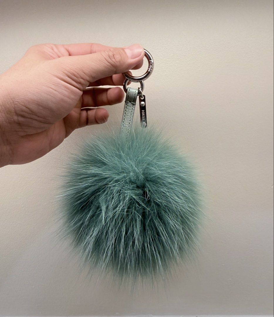 Fendi Fox Fur Pom-Pom Bag Charm (Category: Charms) located in Quezon City. Submitted by goodfindsforyou (Listing ID 1465170519, Image 1). Description: Brand new price: 20k+ Preloved price: 12k+.