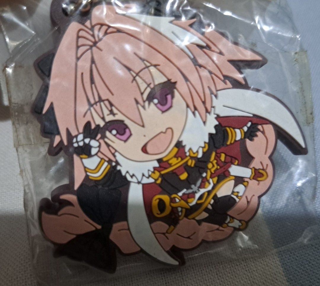 FGO Fate Grand Order Astolfo Merlin Rubberstrap (Category: Comics & Manga) located in Caloocan City. Submitted by anime_manga_konbini (Listing ID 1465097007, Image 2). Description: Merlin rare 450 Astolfo 200 ☆ Gcash / BDO / BPI ☆ Lalamove / Grab / J&T ☆ Ships from Caloocan. ☆ Payment first. Ship out after payment has been confirmed.