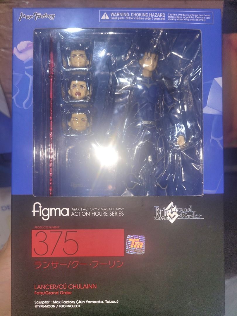 Figma 375 Lancer Cu Chulainn (Category: Figurines & Statues) located in Manila. Submitted by gimsamonte (Listing ID 1464973149, Image 1). Description: Bib MOP: Landbank, Lalamove COD if 2k below, Gcash, Spay Shipping via Lalamove or JRS if outside Manila. Meet ups: UP Technohub(+30), Ever Gotesco(+30), Puregold Commonwealth, TOTAL Commonwealth, Sm North(+60), Megamall(+60), Centris (+40), SM Makati/ Glorietta(+80), SM Fairview (+60).