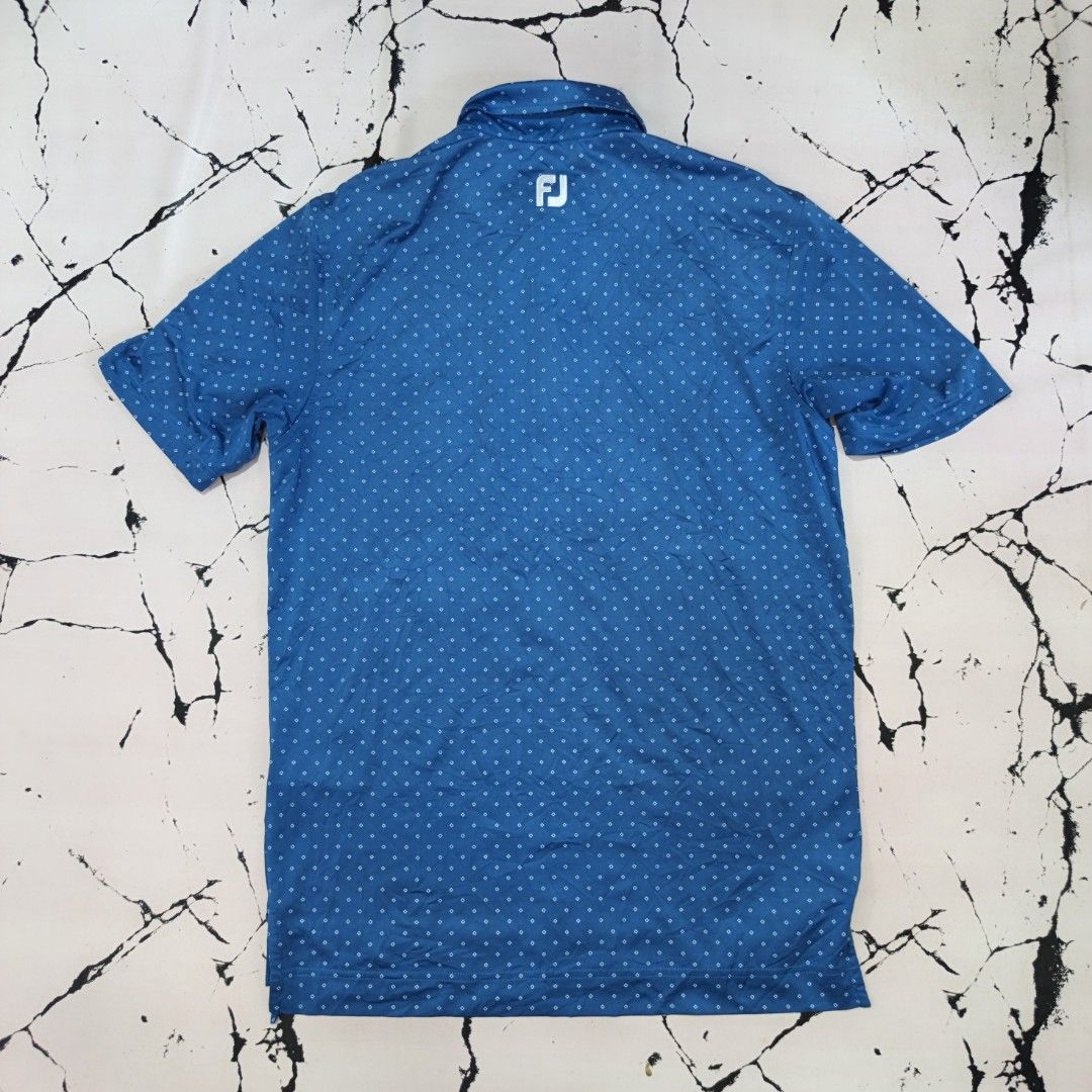 FJ GOLF POLO SHIRT (Category: Activewear) located in Cebu City. Submitted by papart1993 (Listing ID 1465000649, Image 3). Description: FOOT JOY GOLF POLO SHIRT AS NEW ROYAL BLUE LARGE 21 W 28-30 LOMG BACK W .