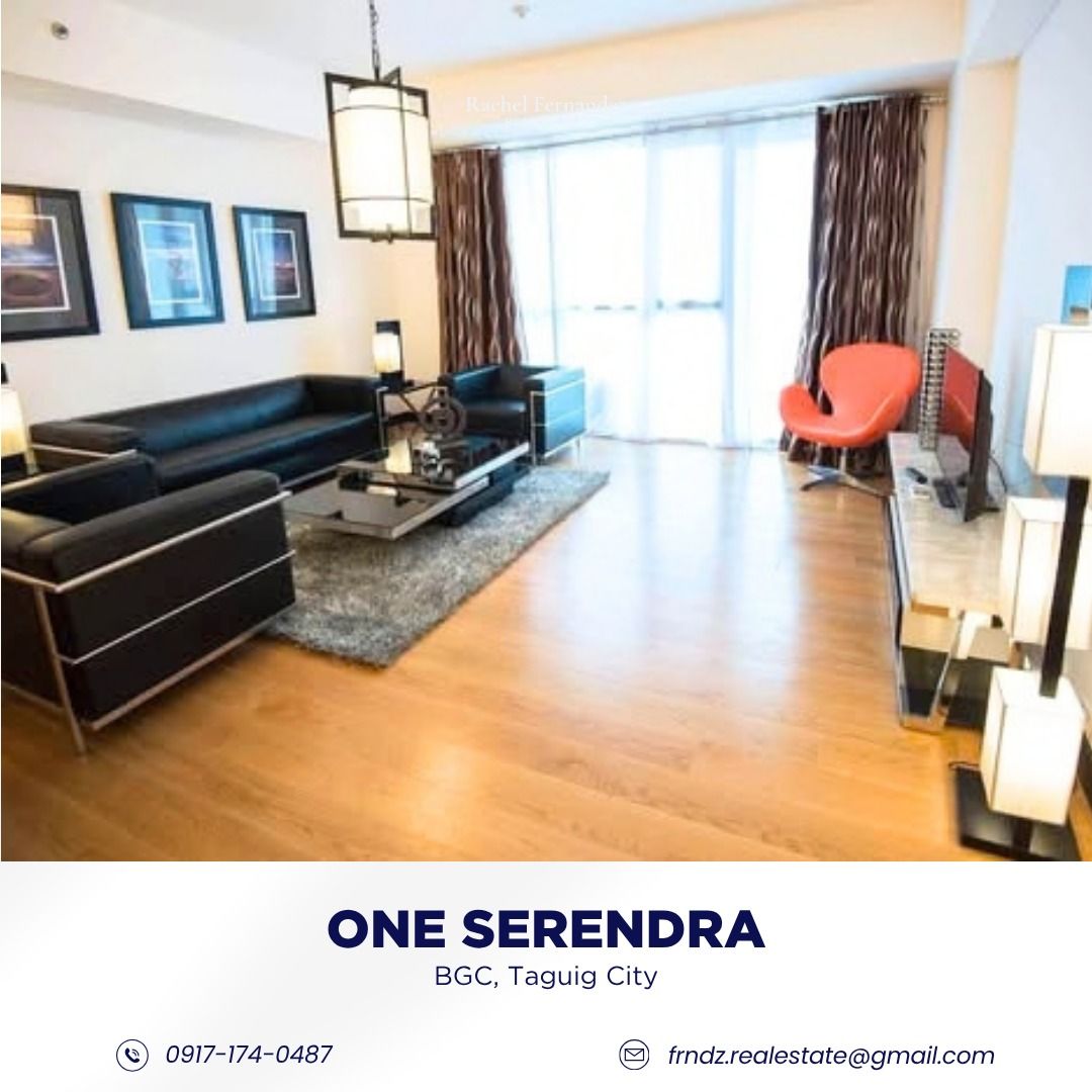 FOR RENT: One Serendra - 2 Bedroom Unit (Category: Apartments & Condos) located in Makati City. Submitted by frndz.realestate (Listing ID 1465119226, Image 1). Description: 𝐅𝐎𝐑 𝐑𝐄𝐍𝐓: 🔹One Serendra - West Unit Type: 2 Bedroom unit, Furnished Unit Size: 151 sqm Rental Price: Php 184,000/month 𝗕𝗨𝗬 • 𝗦𝗘𝗟𝗟 • 𝗥𝗘𝗡𝗧 • 𝗜𝗡𝗩𝗘𝗦𝗧 Contact us for more details and viewing! Mobile: 0917-174-0487 Rachel Fernandez, EnP, REC, REA, REB PRC RE