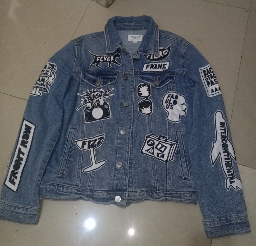 FRAME Denim Jacket (Limited Edition) (Category: Coats, Jackets and Outerwear) located in Manila. Submitted by smalltomedium123 (Listing ID 1464991051, Image 1). Description: .