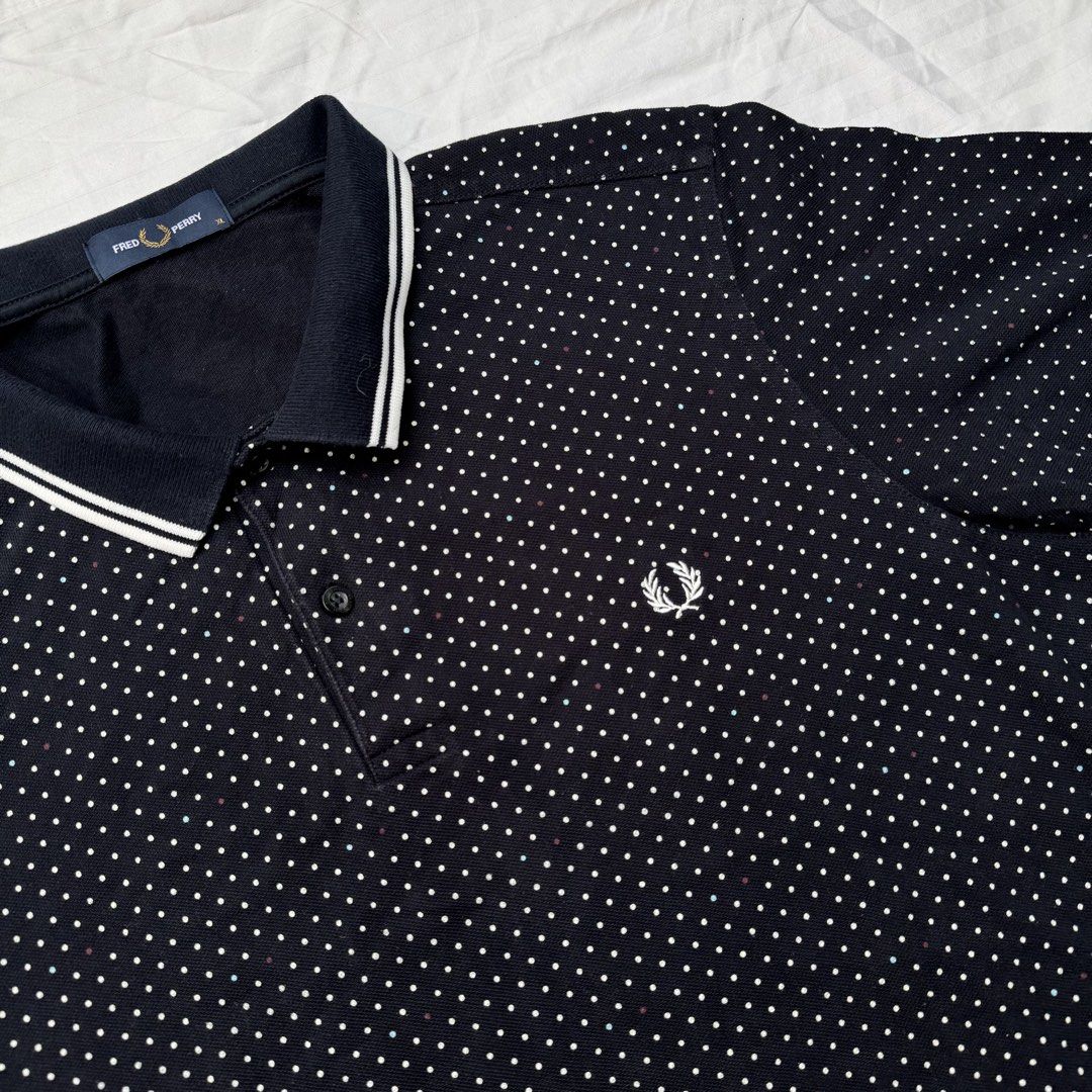 FRED PERRY POLKA (Category: Tshirts & Polo Shirts ) located in Pasig City. Submitted by jaaard (Listing ID 1464985680, Image 2). Description: Size XL 23x29 Excellent condition Pm me.