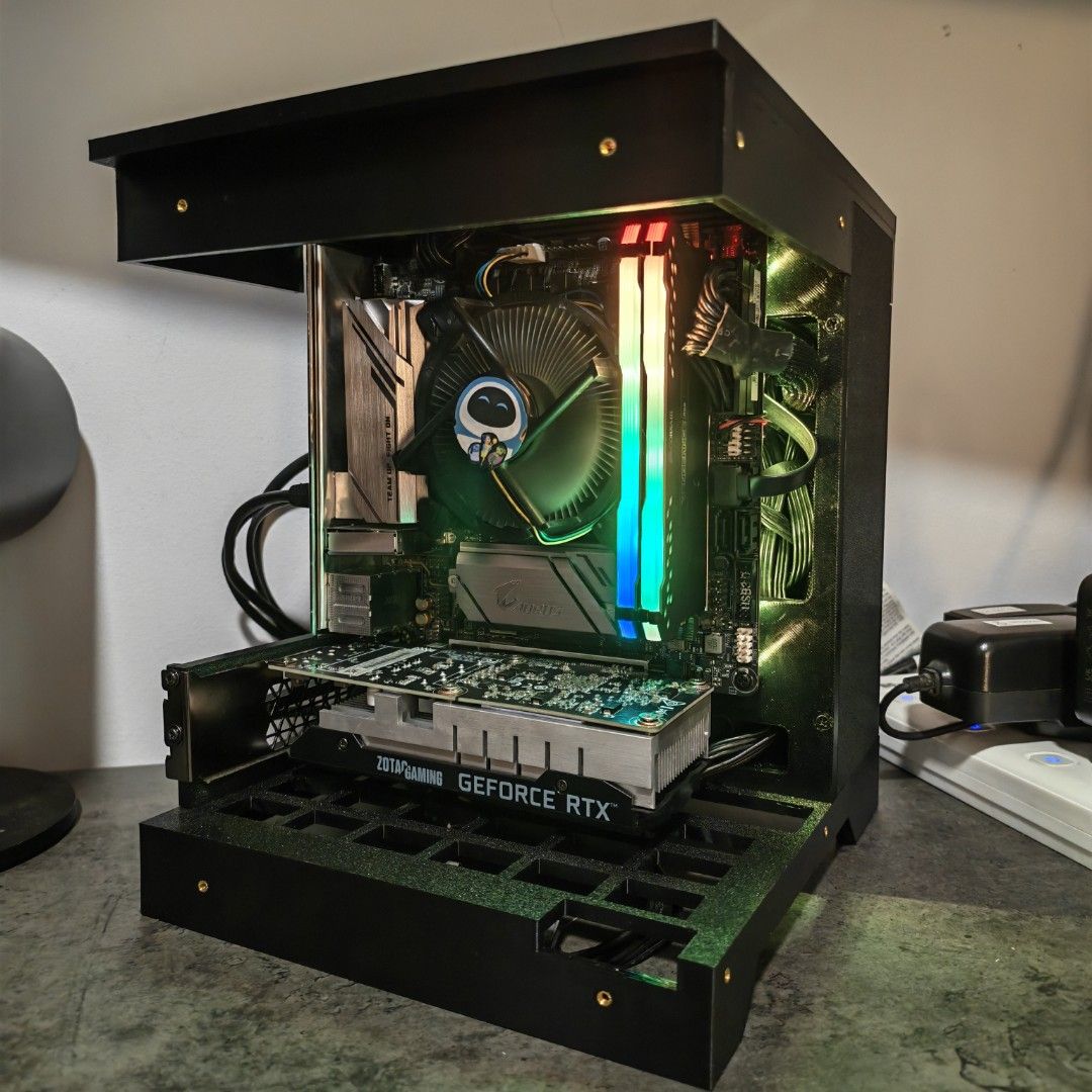 Free delivery Mini ITX PC i5-9600KF RTX3050 512GB Nvme 16GB Ram (Category: Desktops) located in Singapore. Submitted by twigss (Listing ID 1464211600, Image 1). Description: Intel core i5-9600KF Zotac RTX 3050 6GB low profile Corsair Vengeance 16GB ram (8gB×2) Aorus Z390I pro Wifi-CF Nvme 512GB SSD Seasonic 430W bronze PSU Windows 11 pro activated New Mini-itx case with acrylic panels still in packaging.