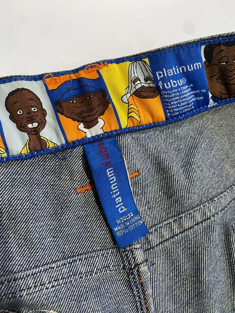 Fubu Platinum Pants (Category: Jeans) located in Orani. Submitted by yo.jo (Listing ID 1465008469, Image 3). Description: Fubu Platinum Waist-36 inch Inseam-30 inch Length-42 inch Hem- 9.5 inch Issue: minimal scartch.